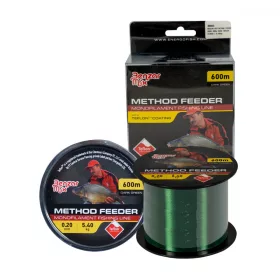 Fir Benzar Method Feeder Mono Dark Green 600M 0.20Mm