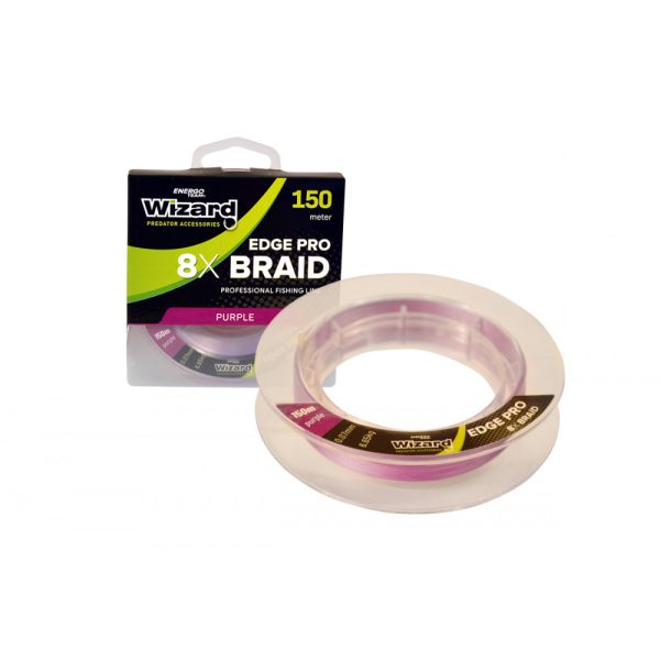 Wizard Edge Pro Violet 8X Braid 0,08mm 150m Fir împletit principal