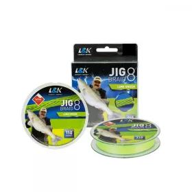 Fir L&K Jig Braid 0,15Mm 9.1 Kg 110M Lime Green