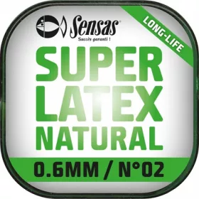   Sensas Super Latex Natural 1,2mm 6m Cauciuc Solid pentru Rubeziană