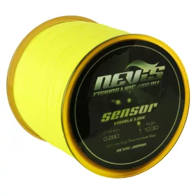   Nevis Sensor Fluo 1000m 0.35mm Fir principal monofilament-Galben fluorescent