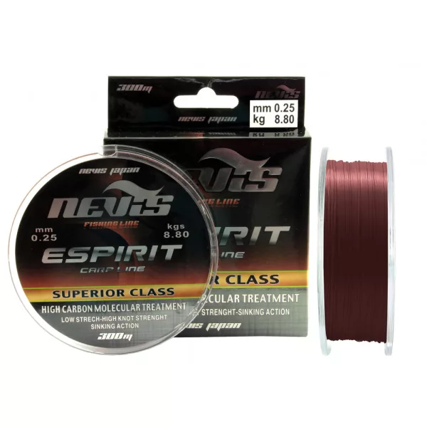 Nevis Espirit 150m 0.35mm Fir principal monofilament-Bordo