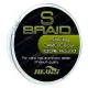Nevis S Braid 15m 0.08mm Fir împletit pentru forfac-Verde
