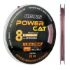 Nevis Powercat Braid Leader X8 20m 0.80mm Fir textil pentru forfac - Maro
