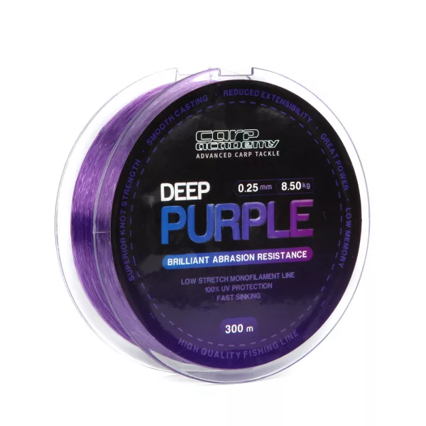 Carp Academy Deep Purple 300m 0.25mm Fir principal monofilament-Mov