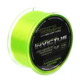   Carp Academy Invictus 600m 0.28mm Fir monofilament principal-Verde fluo