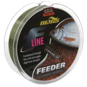   Nevis F-Line Feeder 150m 0.30mm Fir principal monofilament-Verde