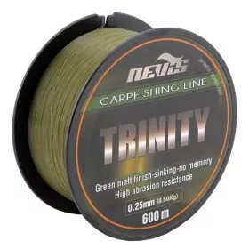 Nevis Trinity 600m 0.30mm Fir principal monofilament-Verde