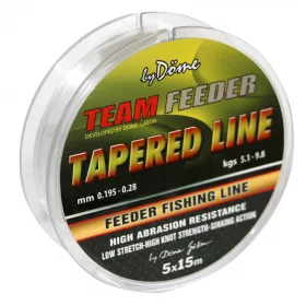 By Döme TF Tapered Leader 15m x5 0.195-0.28 Forfac conic