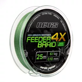   Nevis Feeder Braid 0.14mm 25m Fir textil pentru forfac - Verde