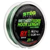 Stég Stég Method Feeder fir forfac 0.12mm 25m Fir împletit forfac-Verde închis