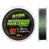 Stég Stég Method Feeder fir forfac 0.14mm 25m Fir împletit forfac-Verde închis