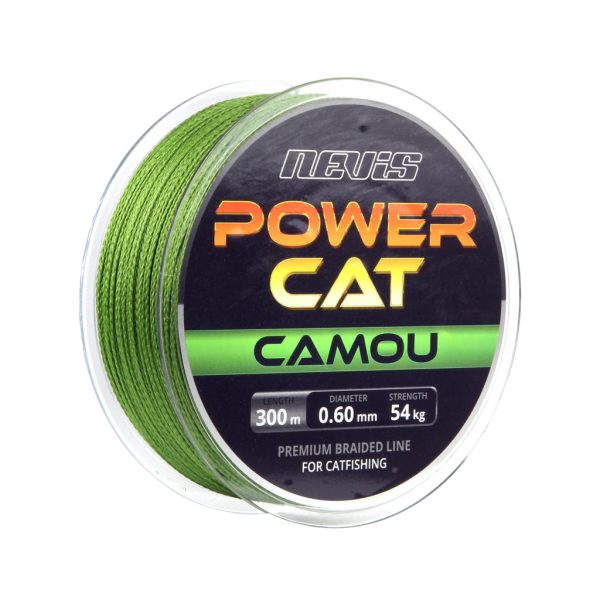 Nevis Powercat Camou 0,60mm Fir Principal Textil 300m