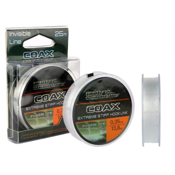 Carp Academy Coax Monofil fir de forfac 25m 0.55mm-Transparent