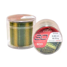   **Carp Expert** 3D **Camouflage** 0,25mm 600m Fir Monofilament Principal