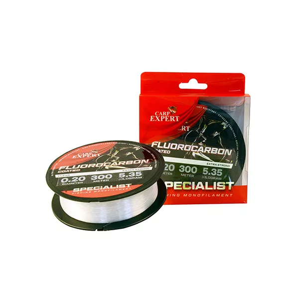 Carp Expert Specialist Acoperit cu Fluorocarbon 300m 0.25mm Fir principal monofil