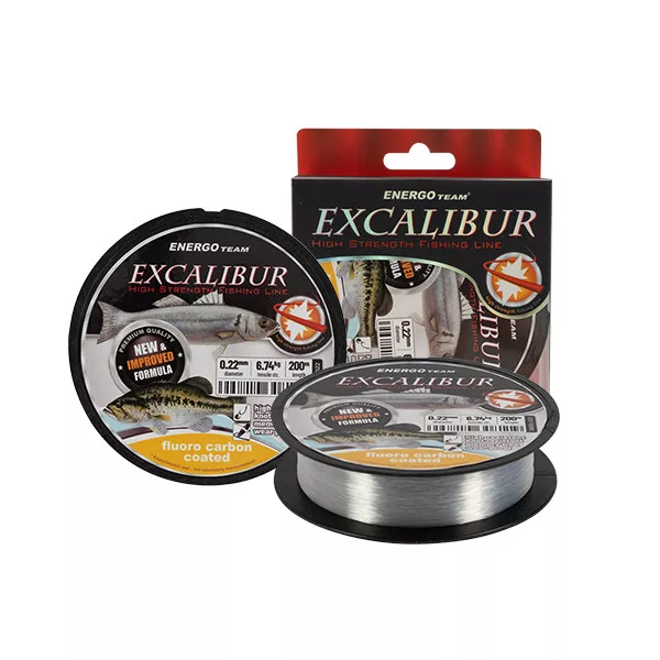 FIR EXCALIBUR SEA FLUORO CARBON COATED 200M 0,16 - Fir principal - Fir monofilament