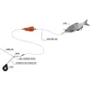 BLACK CAT DEAD BAIT RIG 2,00m - forfac de pescuit la somn