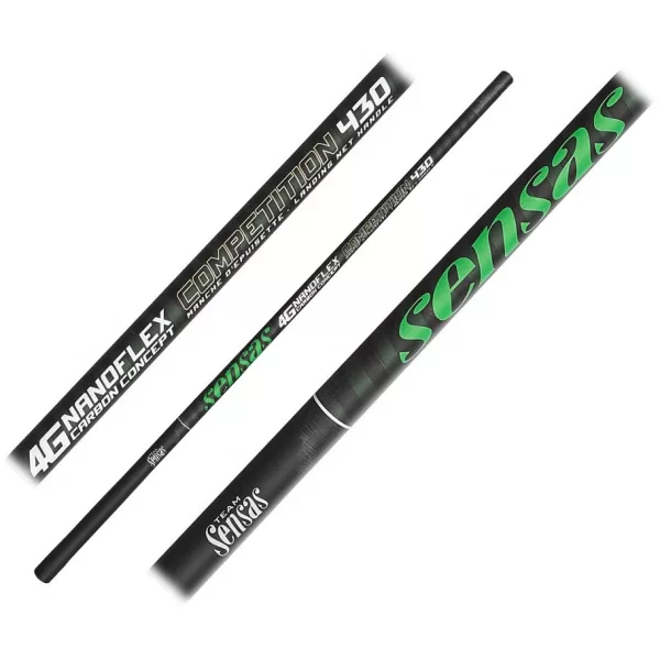 Sensas Nanoflex Competition Slim 5,7m 4 piese Coadă de minciog