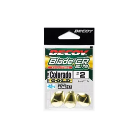 Decoy BL-7G Cr Colorado Gold 4 Spinner Blade 4db