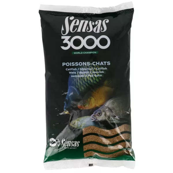 Sensas 3000 American Catfish Nadă 1kg