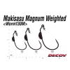 Decoy Worm 130M Makisagu Magnum #8/0 9gr Súlyozott Offset Horog 3db