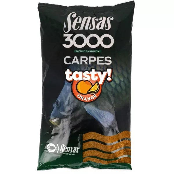 Sensas 3000 Carp Tasty Orange Nadă 1kg