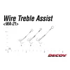 Decoy WA-21 L #8Ragadozó Előke Hármas Horoggal 2db