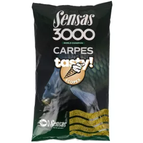 Sensas 3000 Carp Tasty Scopex Nadă 1kg