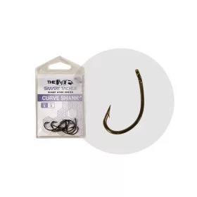   The One 8245Bd Curve Shank 6 Cârlig de Crap Negru Nichel Cu Ochet, Cu Barbă 8buc