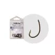 The One 8245Bd Curve Shank 6 Cârlig de Crap Negru Nichel Cu Ochet, Cu Barbă 8buc