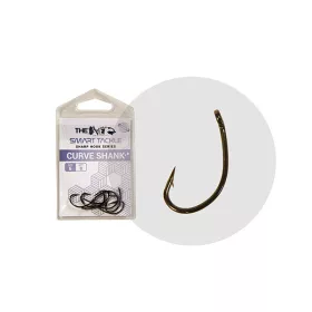   The One 8245Bd Curve Shank 8 Cârlig de Crap Negru Nichel Cu Ochet, Cu Barbă 8buc