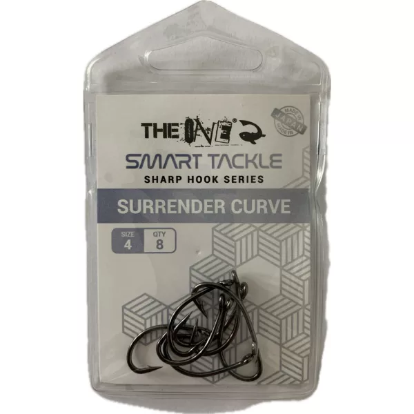 The One Surrender Curve Black Nickel Cârlig #4 8 buc/pachet