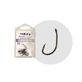   The One B988Bd Curve Point 8 Cârlig de Crap Negru Nichel Cu Ochet, Cu Barbă 8buc