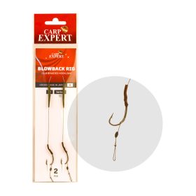 Carp Expert Blowback Rig 4 Cârlig Înnodat Împletit