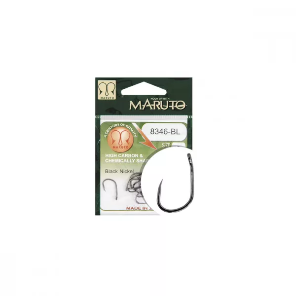Maruto Cârlig 8346Bl T.D.E.10° Barbless Hc Forged Black Nickel 14