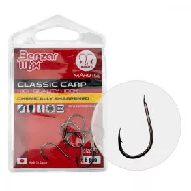   BENZÁR CLASSIC CARP CÂRLIG 10 10BUC/PACHET - Cârlig feeder - Cârlig cu barbă, Cârlig cu paletă