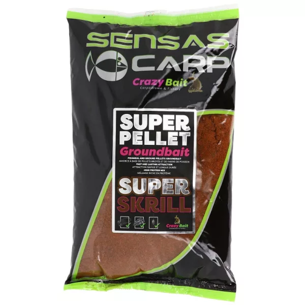 Sensas Super Pellet Super Krill Momeală 1kg