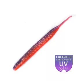   DS Sexy Worm 7,62cm Fire-violet 10buc/pachet momeală artificială din plastic