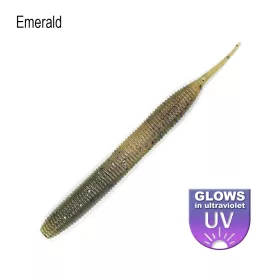   DS Sexy Worm 10,16cm Emerald 6buc/pachet momeală artificială din plastic