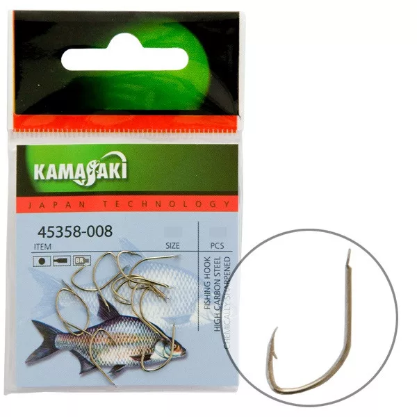 Kamasaki Carbon Cârlig P890Br Nr 14 Ambalat (14buc)