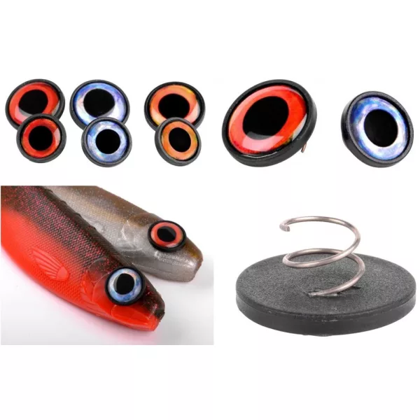 SPRO Big Eye Screw Ochi artificial 16mm Accesoriu pentru momeală artificială