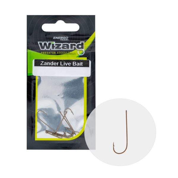 Cârlig pentru șalău Wizard Zander Live Bait Light 2/0