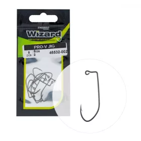   Wizard Pro-V Jig Cârlig offset de spinning cu ochi și barbă 2