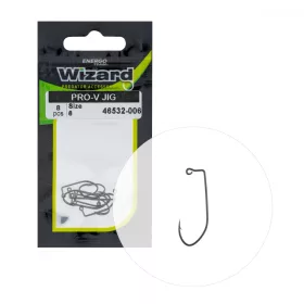   Wizard Pro-V Jig Cârlig offset de spinning cu ochi și barbă 6