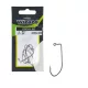 Wizard Pro-V Jig Cârlig offset de spinning cu ochi și barbă 2/0