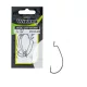 Wizard Wide Gap Worm, cu ochet și barbă, 5/0, cârlig offset pentru spinning