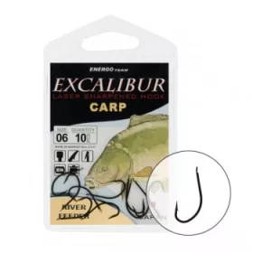 Excalibur Cârlig River Feeder Negru 1