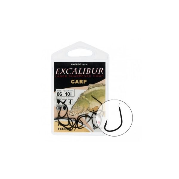 Excalibur Cârlig Pellet Feeder Negru 6