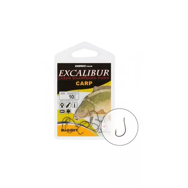 Excalibur Cârlig Carp Maggot Ns 12